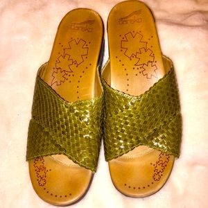 EUC Dansko Platform Sandals Clogs Sz 41 10.5-11